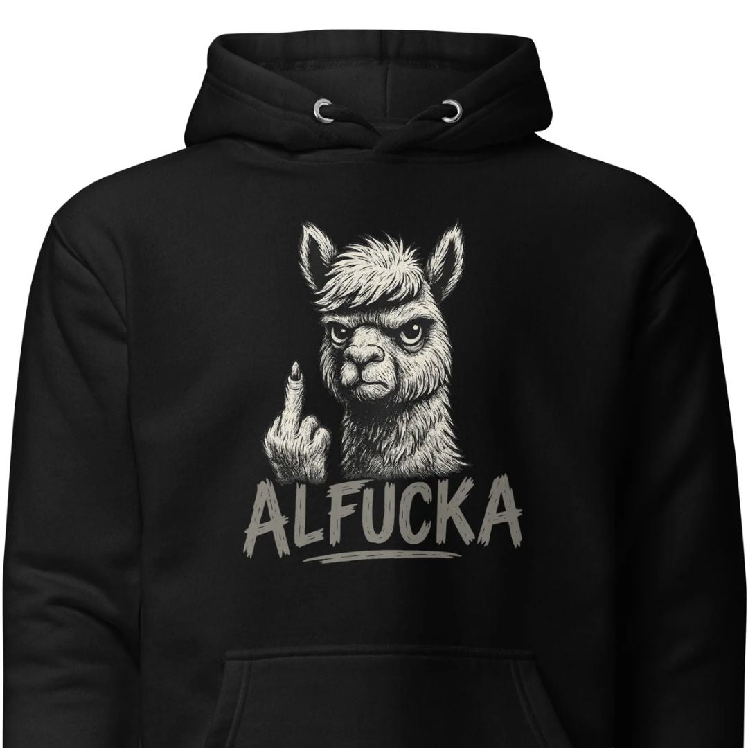 ALFUCKA - Unisex-Kapuzenpullover