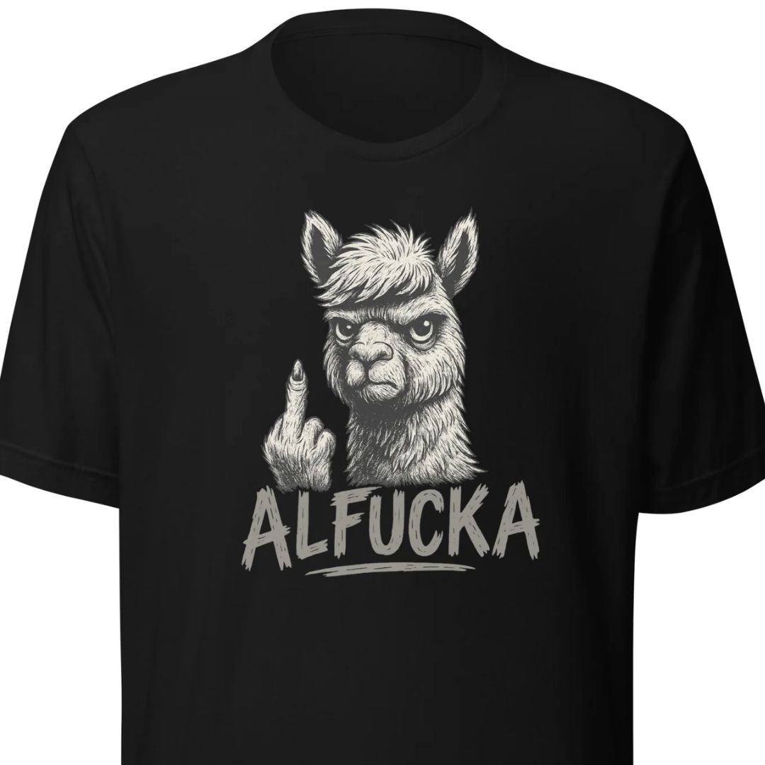Alfucka – Unisex T-Shirt - Motivansicht bei FunStuff.at