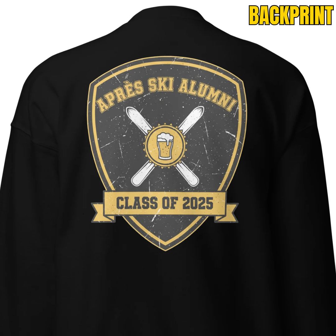 Après Ski Alumni – Class of 2025 – Unisex Sweater Backprint