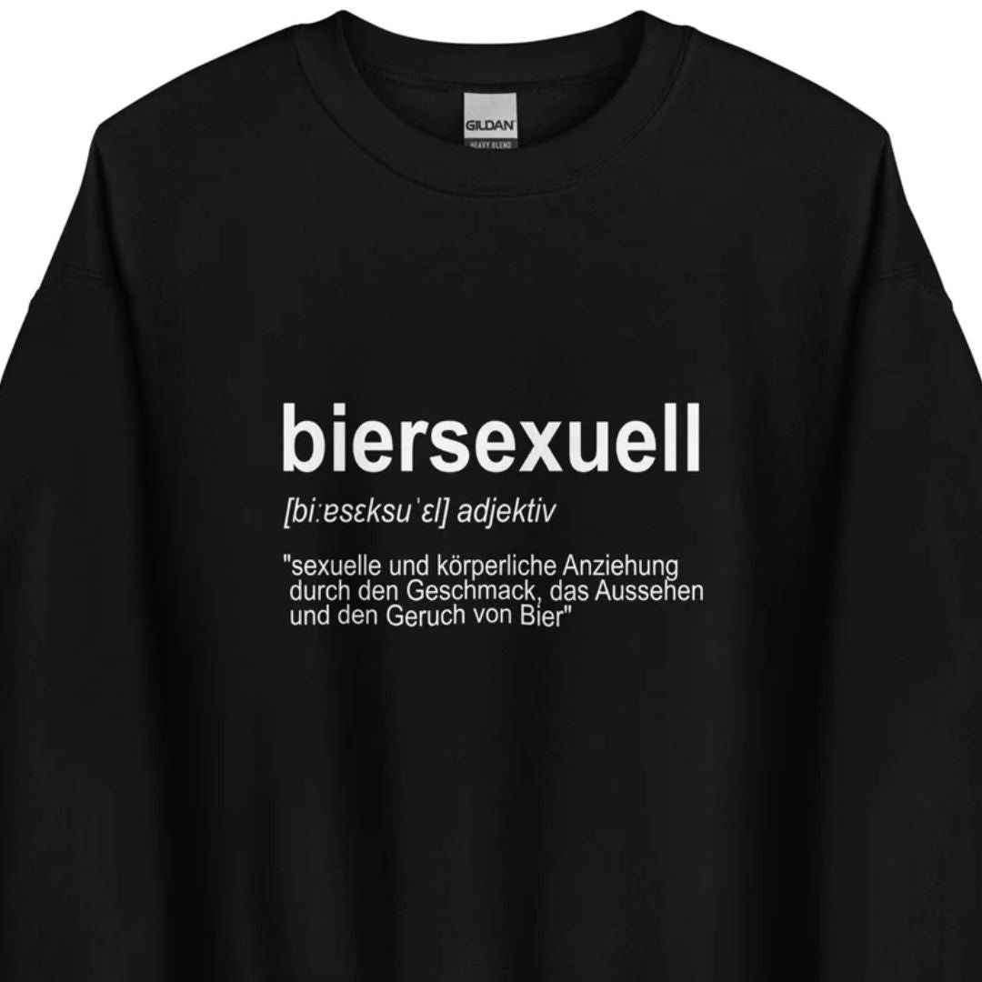 Biersexuell - Unisex Sweater - Motivansicht bei FunStuff.at