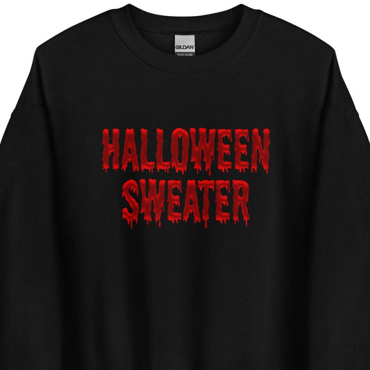 Halloween Sweater – Simpel, blutig, Anti-Kostüm
