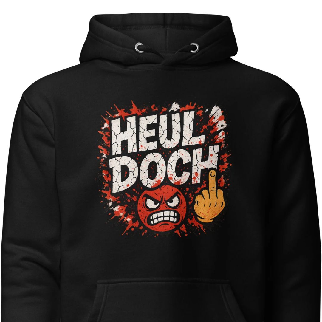 Heul doch - Unisex Hoodie - Motivansicht bei FunStuff.at