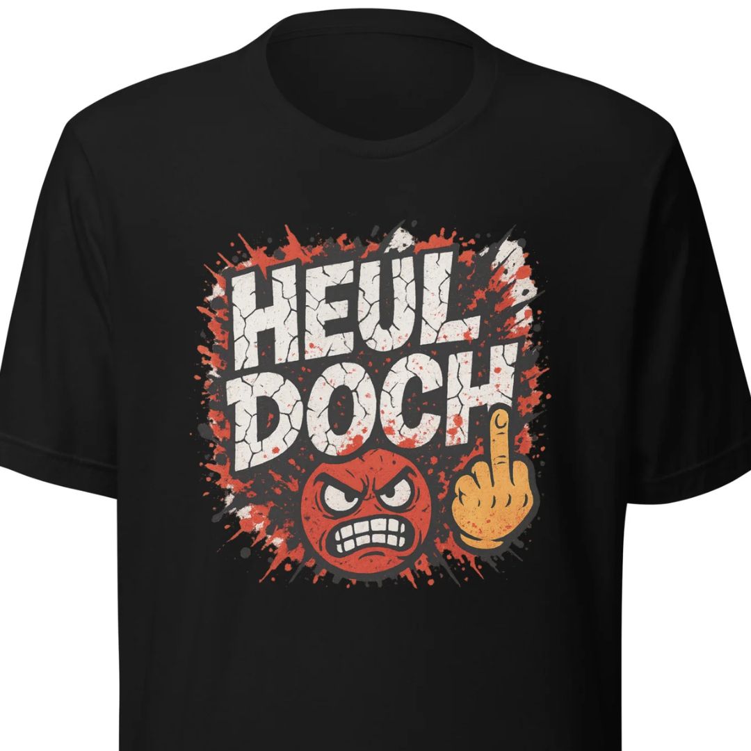 Heul doch – Unisex T-Shirt - Motivansicht bei FunStuff.at