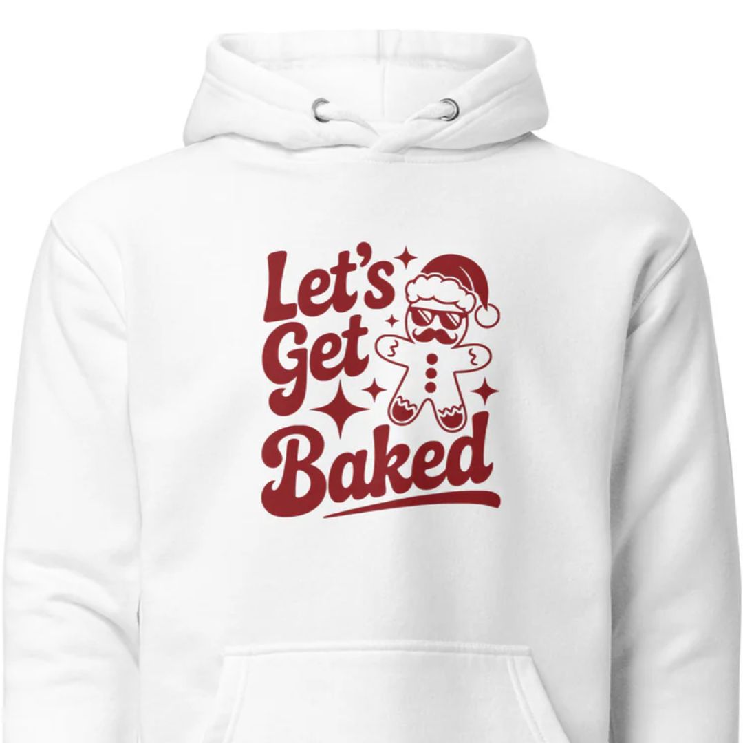 Let’s Get Baked - Unisex Hoodie - Motivansicht bei FunStuff.at