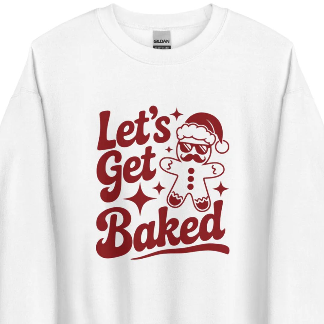 Let’s Get Baked - Unisex Sweater - Motivansicht bei FunStuff.at