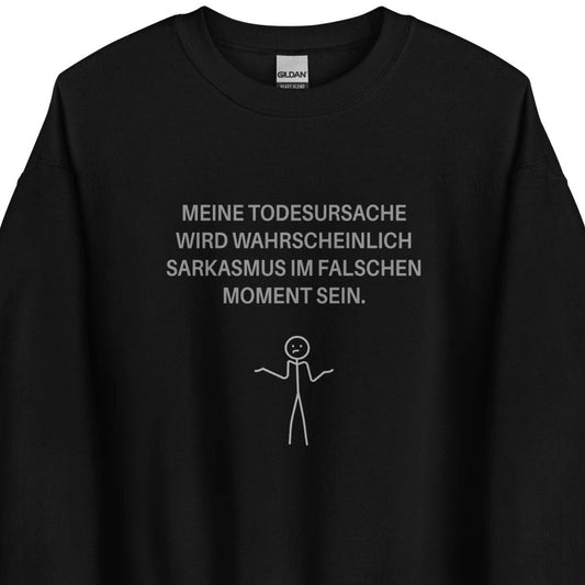 My cause of death: Sarcasm – Sweater