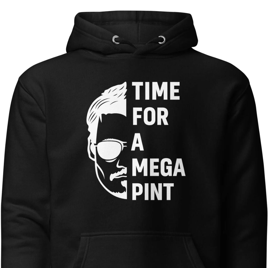 Time for a Mega Pint Unisex Hoodie - Motivansicht bei FunStuff.at