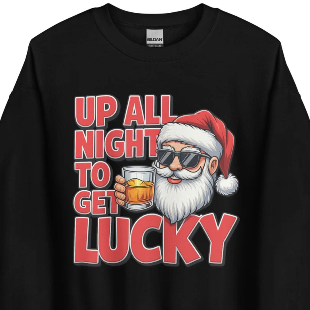 Up All Night To Get Lucky - Unisex Sweater - Motivansicht bei FunStuff.at