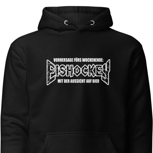 Eishockey mit der Aussicht auf Bier - Unisex Hoodie