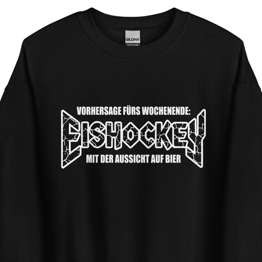Eishockey mit der Aussicht auf Bier - Unisex Sweater
