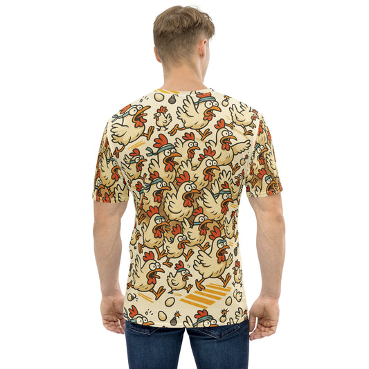 Chicken Chaos Full Print Tee
