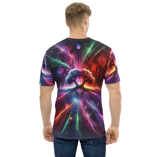 Cosmic Heart Tree Full Print Tee