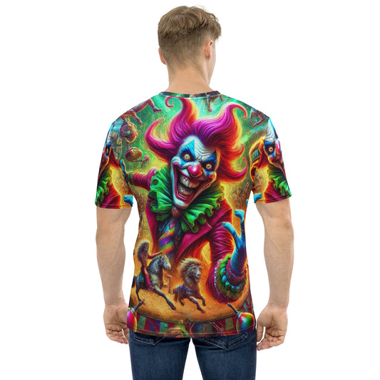 Crazy Carnival Clown Full Print Tee