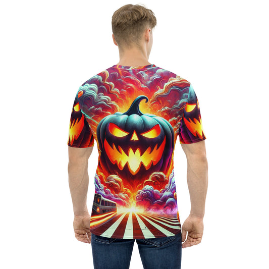 Hell-O-Ween Pumpkin Full Print Tee
