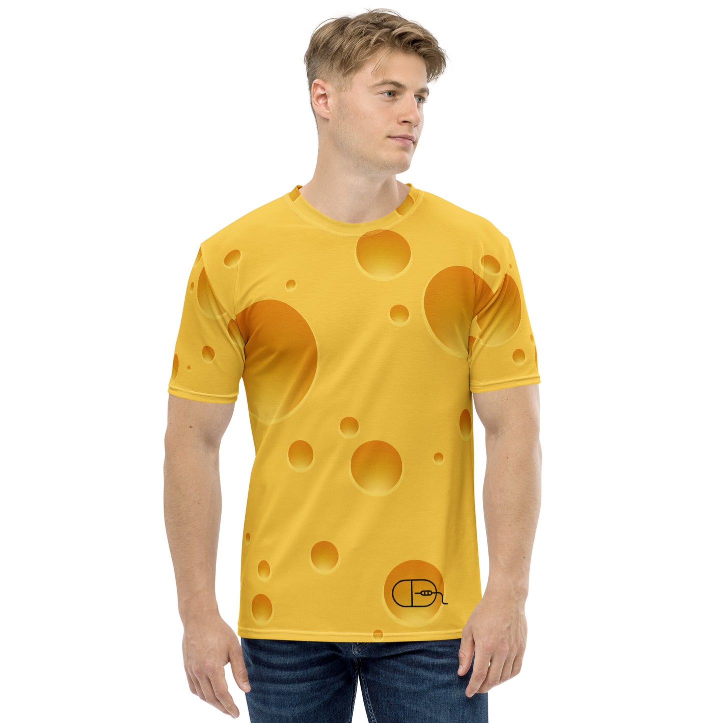 Cheese Lover Full Print Tee - Vorderansicht bei FunStuff.at
