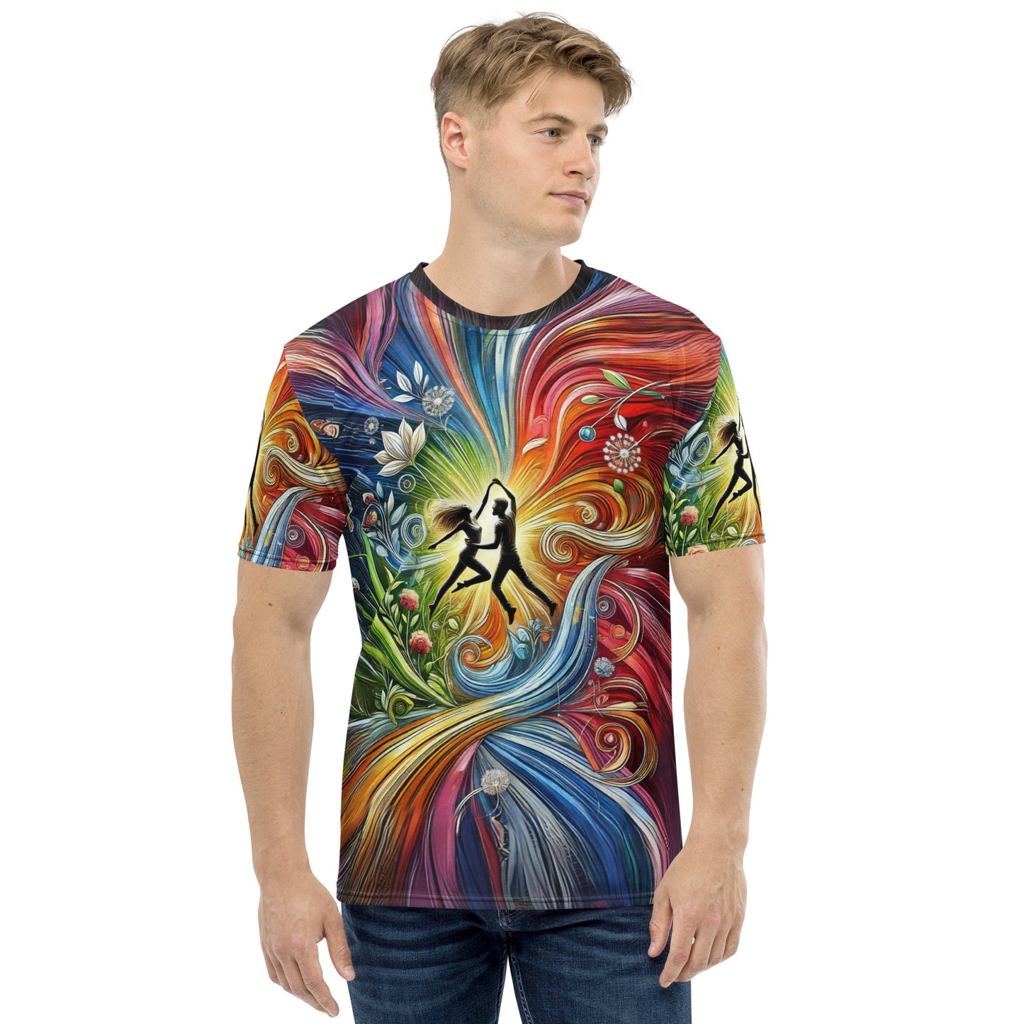 Dance Explosion Full Print Tee - Vorderansicht bei FunStuff.at