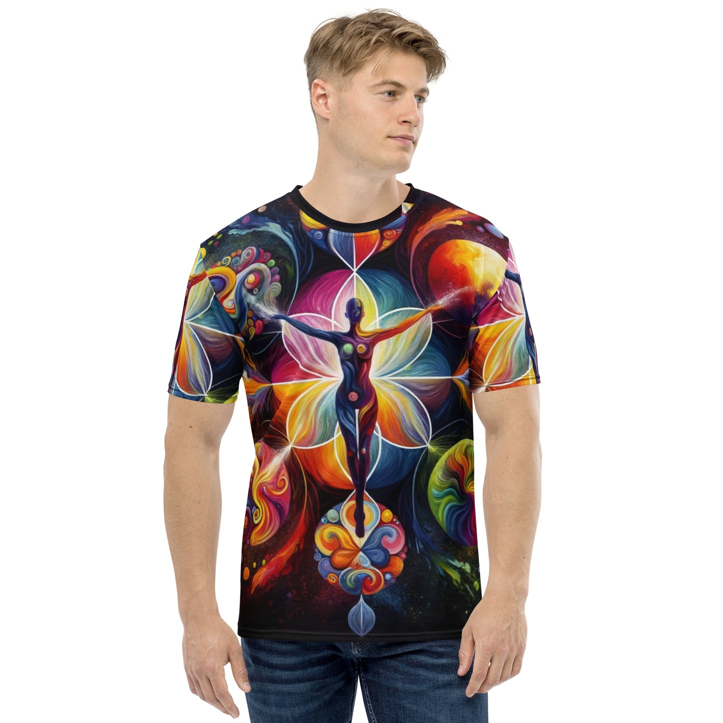 Chakra Universe Full Print Tee - Vorderansicht bei FunStuff.at