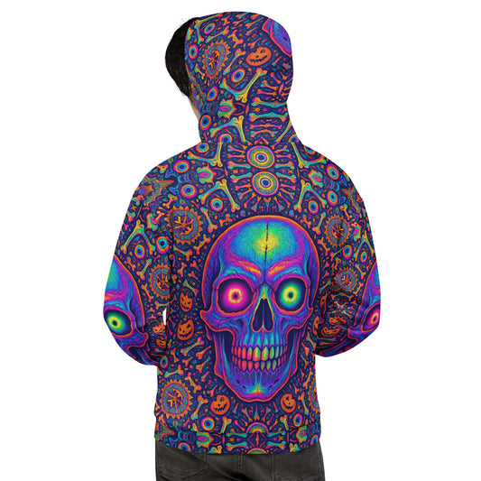 Psycho Skull – Full Print Hoodie