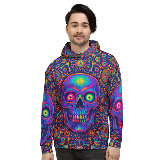Psycho Skull – Full Print Hoodie