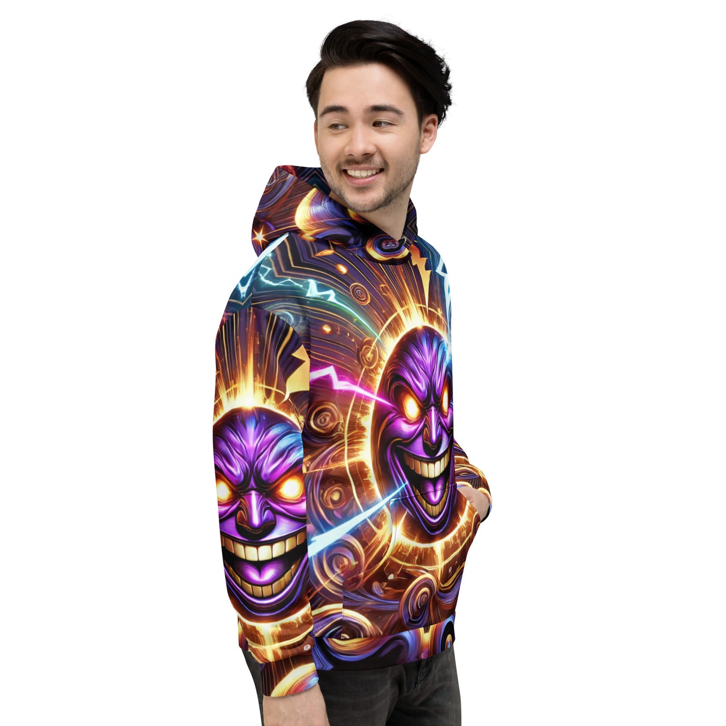 Electric Mayhem – Full Print Hoodie