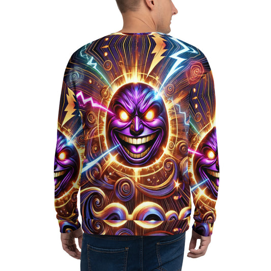 Electric Mayhem Full Print Sweater