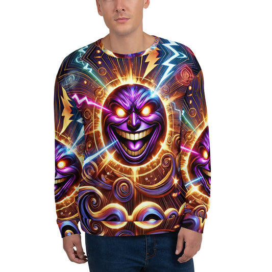 Electric Mayhem Full Print Sweater