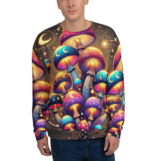 Magic Mushrooms Full Print - Sweater