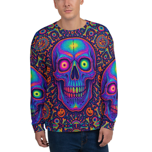 Psycho Skull – Full Print Sweater