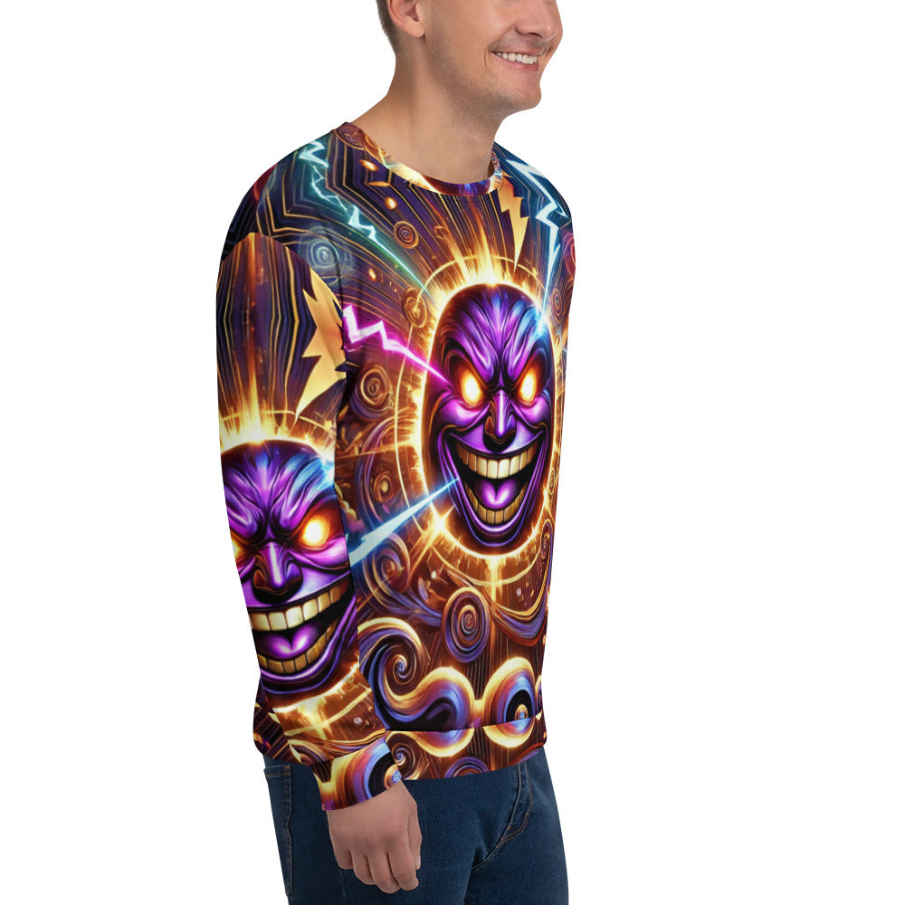 Electric Mayhem Full Print Sweater