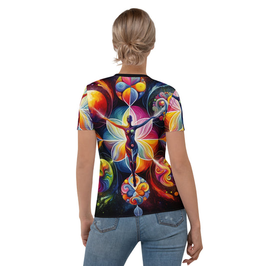 Chakra Universe Girls Full Print Tee