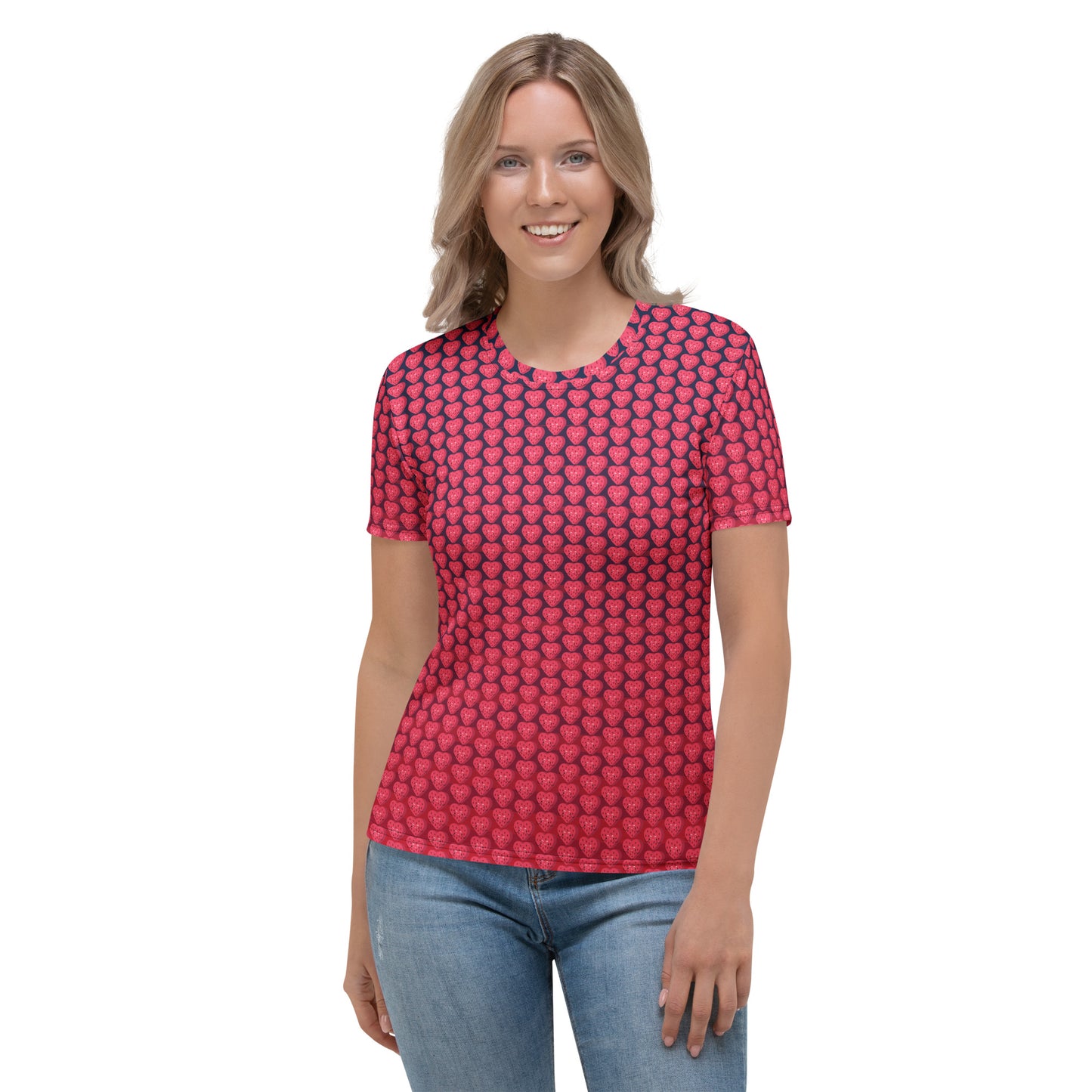 Berry in Love Girls Full Print Tee
