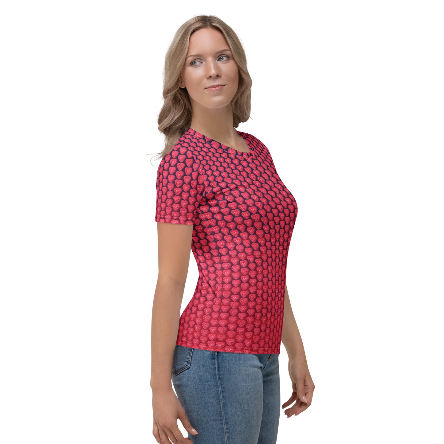 Berry in Love Girls Full Print Tee