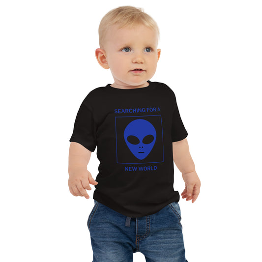 Searching for a New World – Kinder T-Shirt mit Alienprint