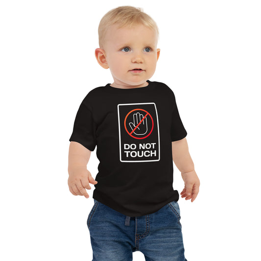 Do Not Touch – Kinder T-Shirt mit Warnsymbol