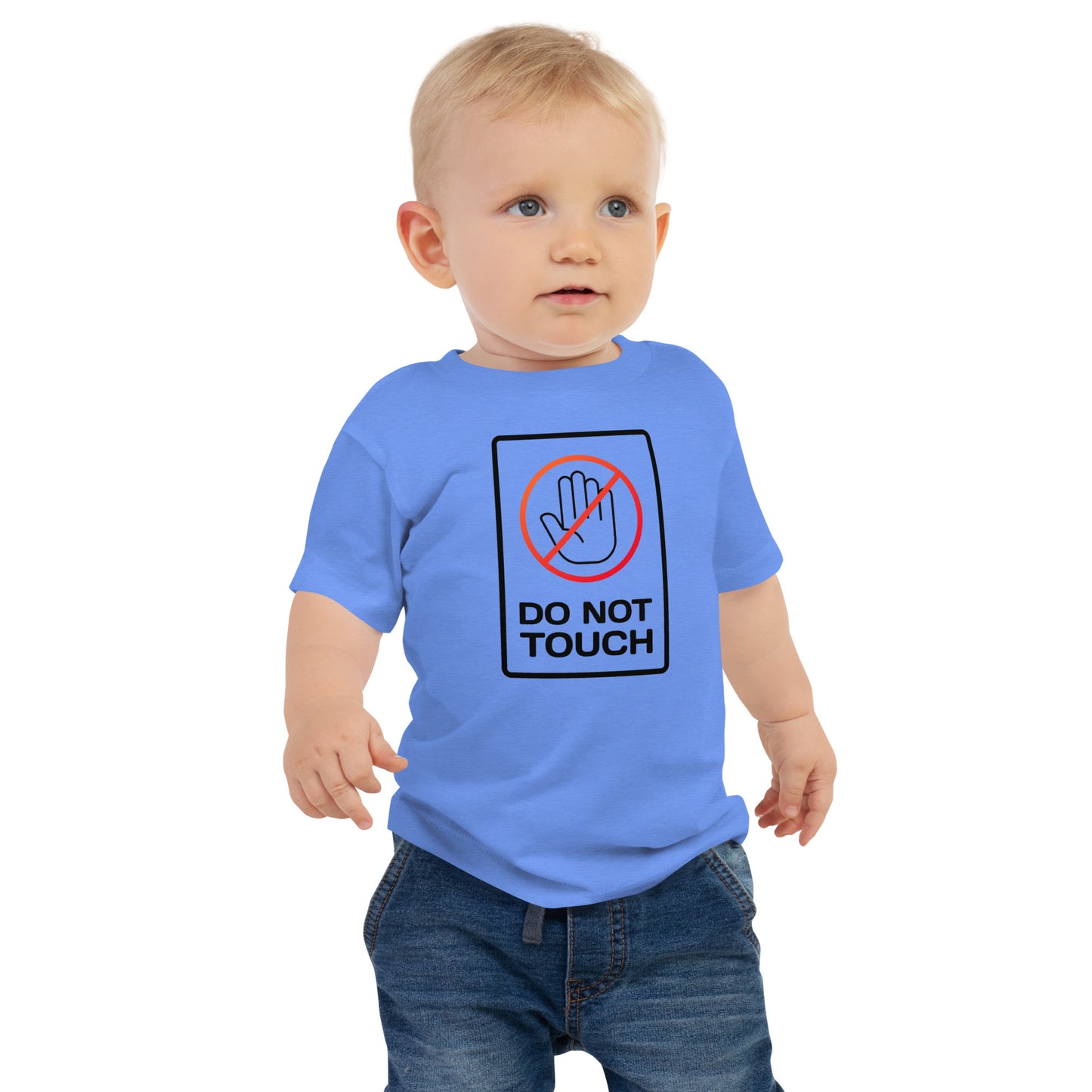 Do Not Touch – Children’s T-shirt with warning symbol
