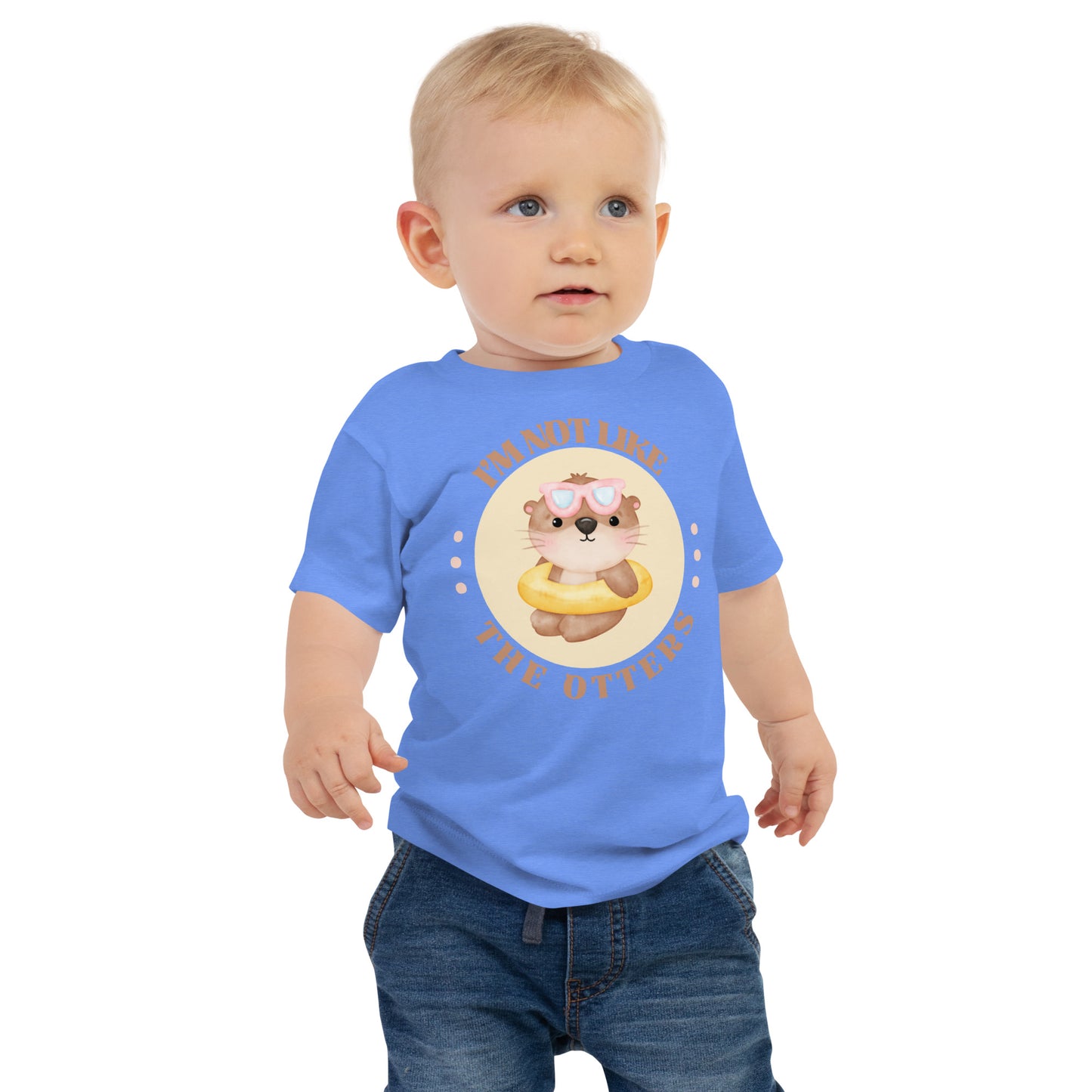I'm Not Like the Otters kids t-shirt with otter print