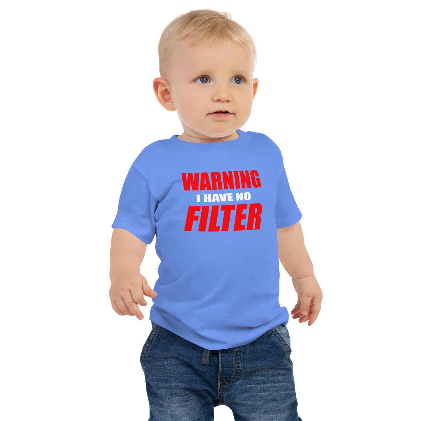 WARNING – I HAVE NO FILTER | Kids' T-Shirt with Saying