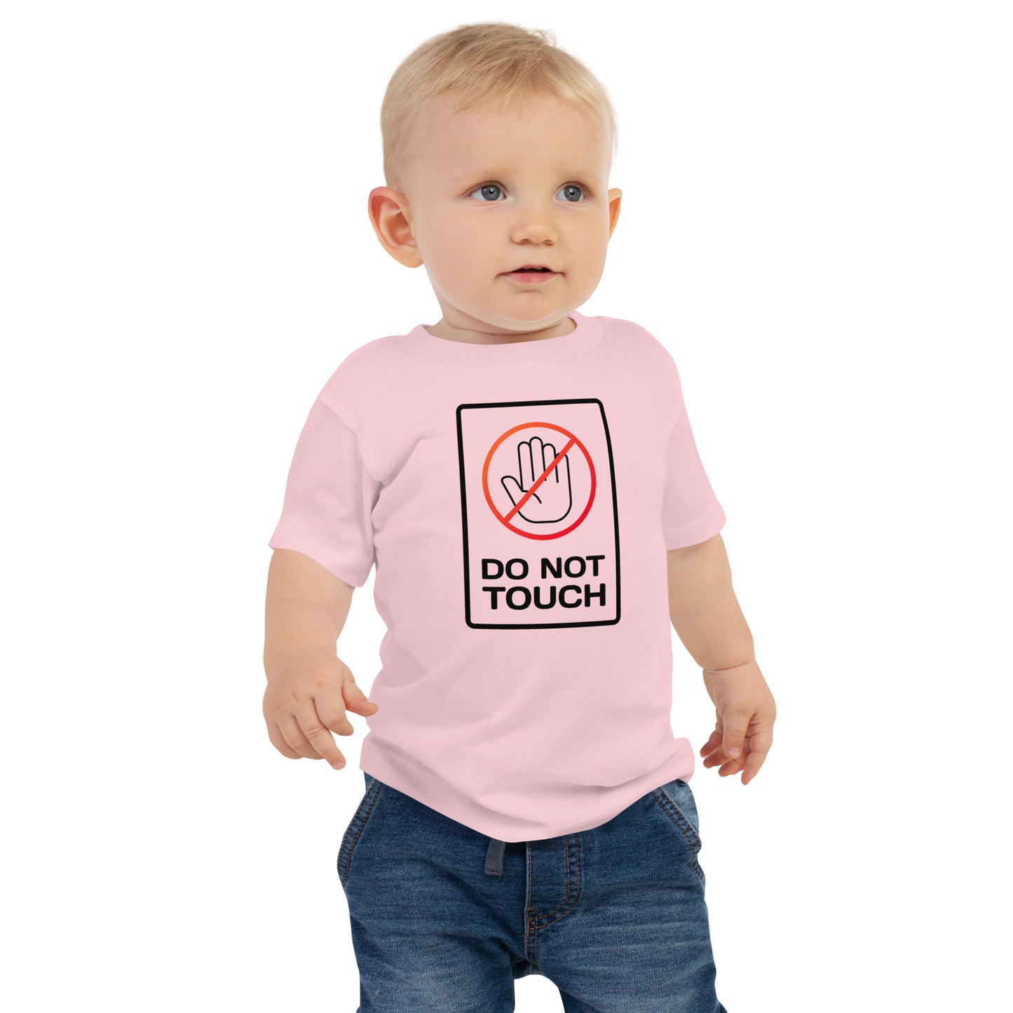 Do Not Touch – Children’s T-shirt with warning symbol