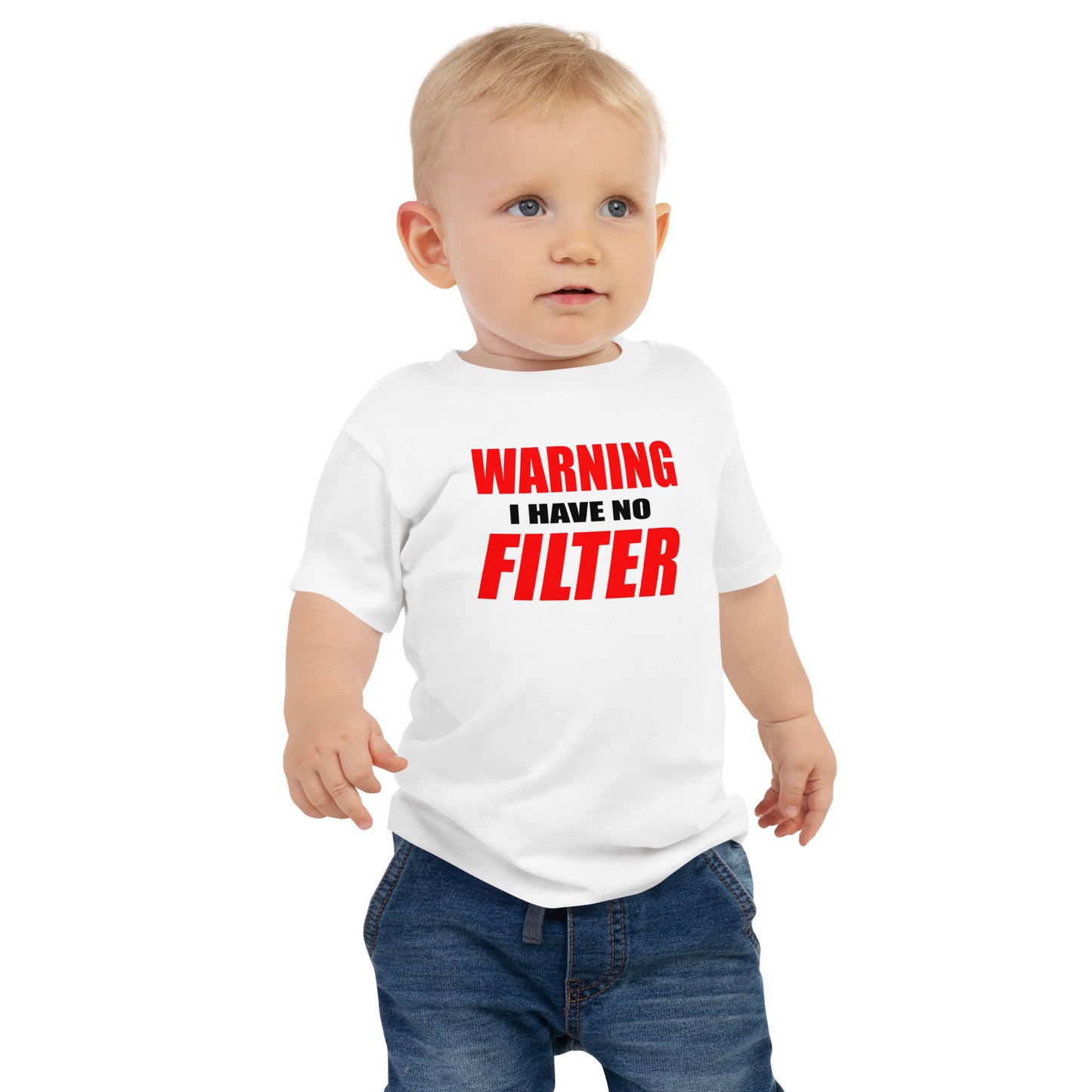 WARNING – I HAVE NO FILTER | Kids' T-Shirt with Saying