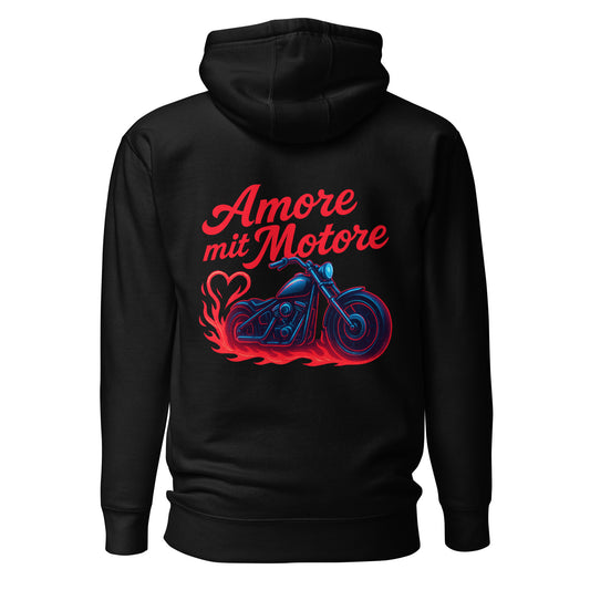 Amore mit Motore – Backprint Hoodie