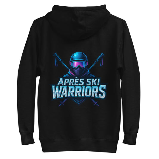Après Ski Warriors – Backprint Hoodie für Party-Teams