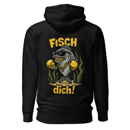 Fisch dich! – Unisex Hoodie Backprint