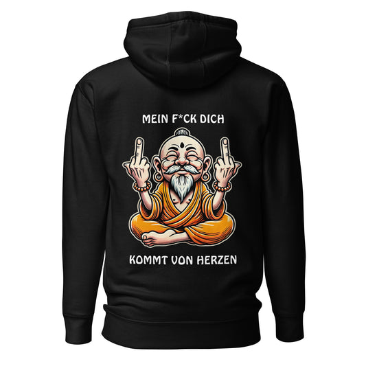 „Mein F*ck Dich kommt von Herzen“ – Meister Stinkmudra™ Hoodie