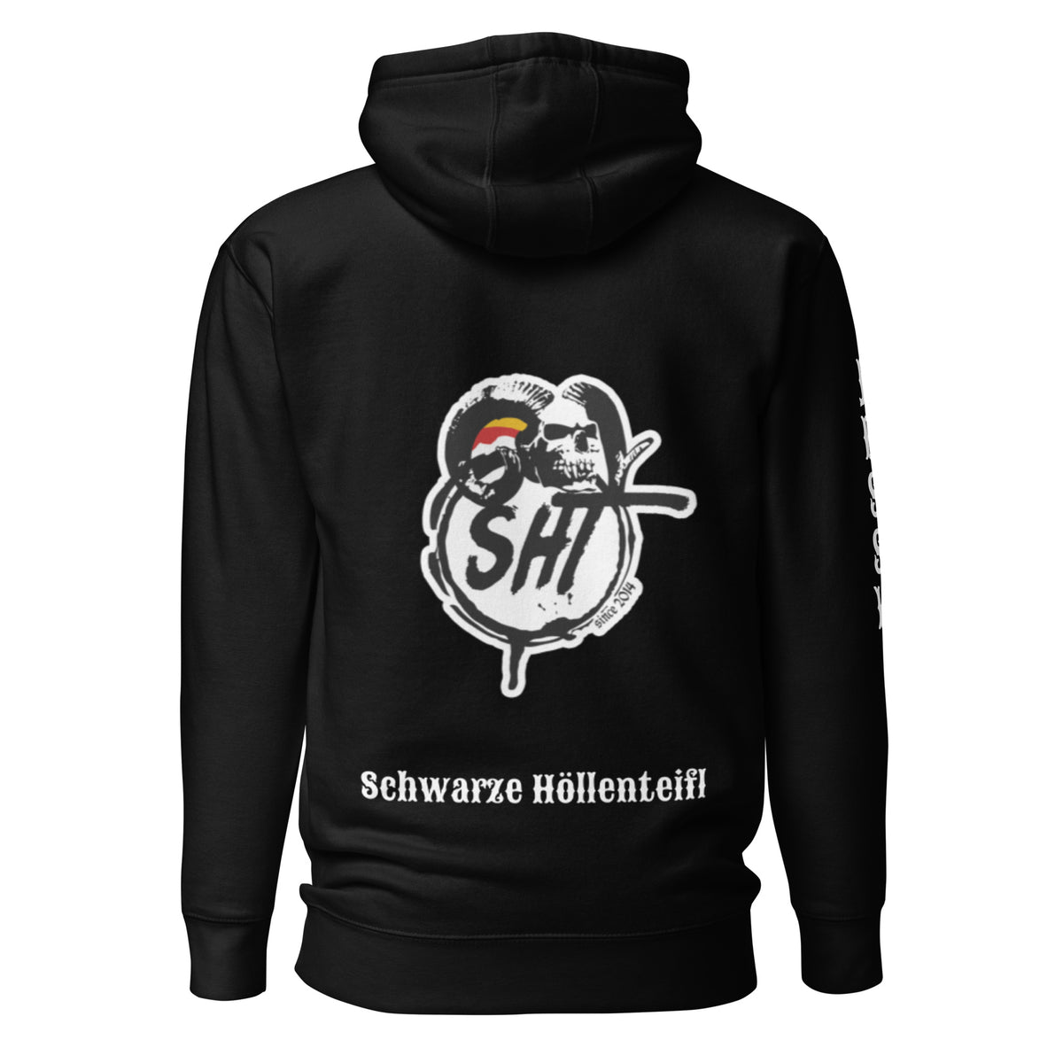 SHT Hoodie Jessy – schwarz, Rückansicht