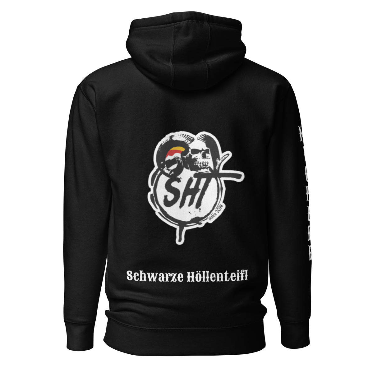 SHT Hoodie Micheee – schwarz, Rückansicht
