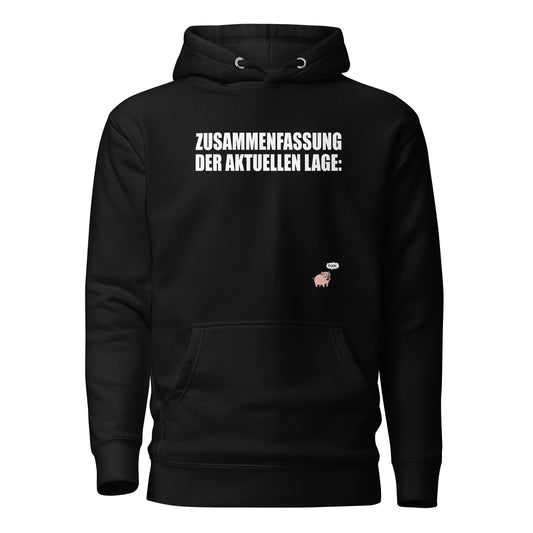 Zusammenfassung der aktuellen Lage - Unisex Hoodie