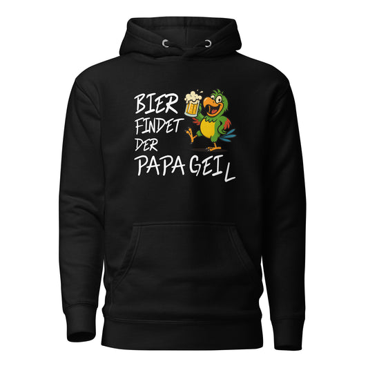 Bier findet der Papa Gei(l) – Hoodie