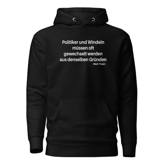 Politiker und Windeln – Hoodie