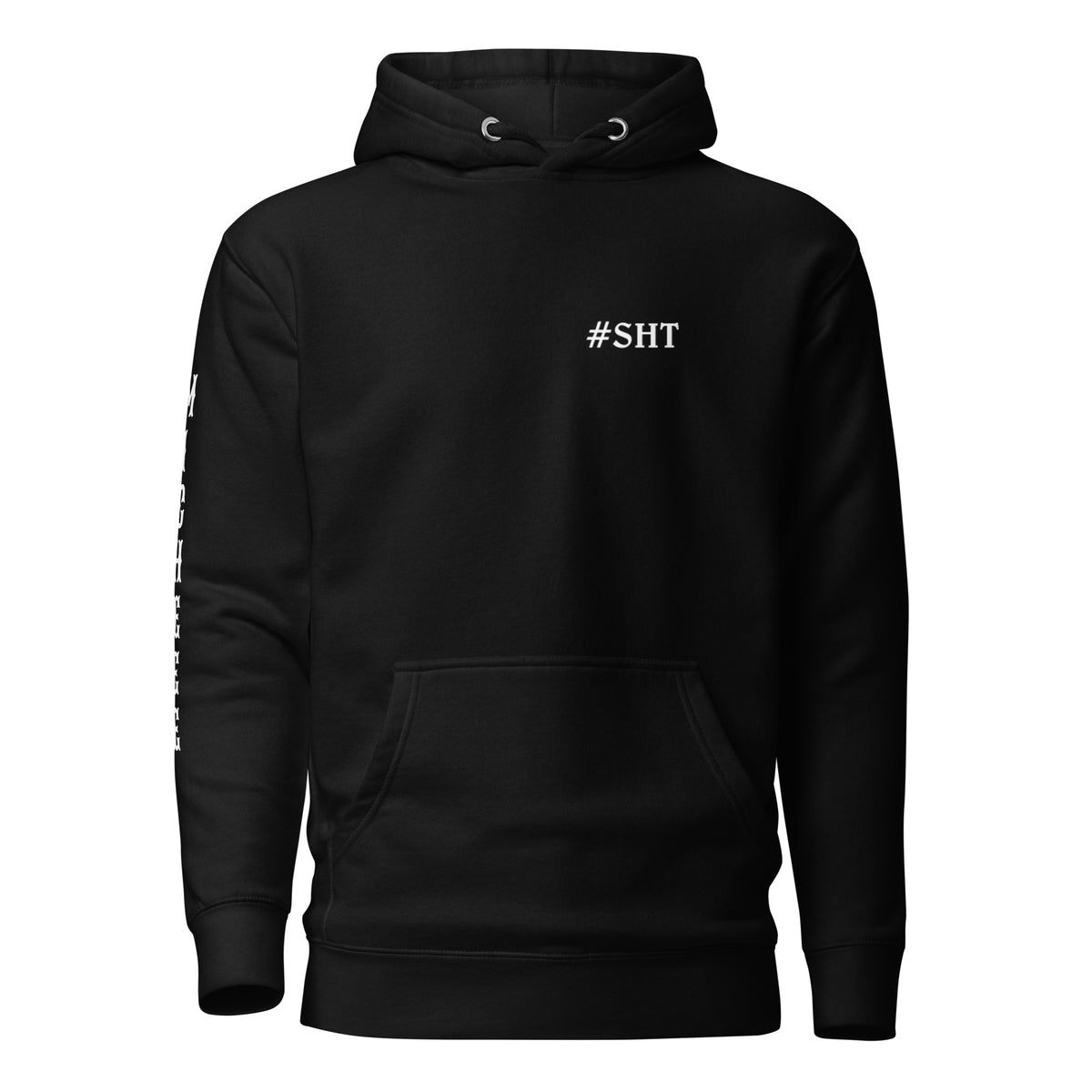 SHT Hoodie Micheee – schwarz, Vorderansicht