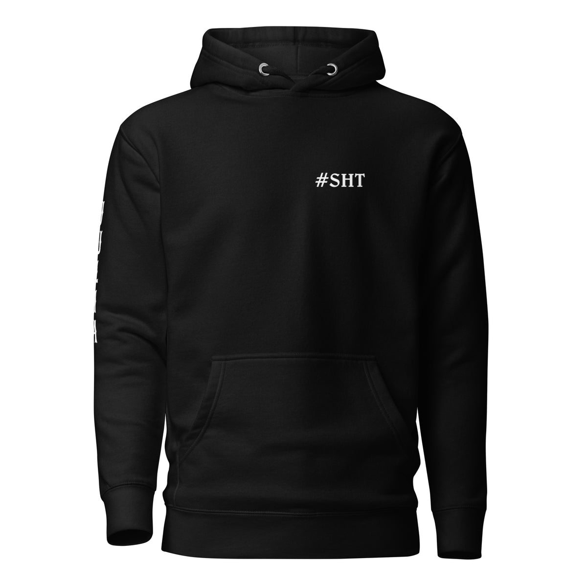SHT Hoodie Julia – schwarz, Vorderansicht